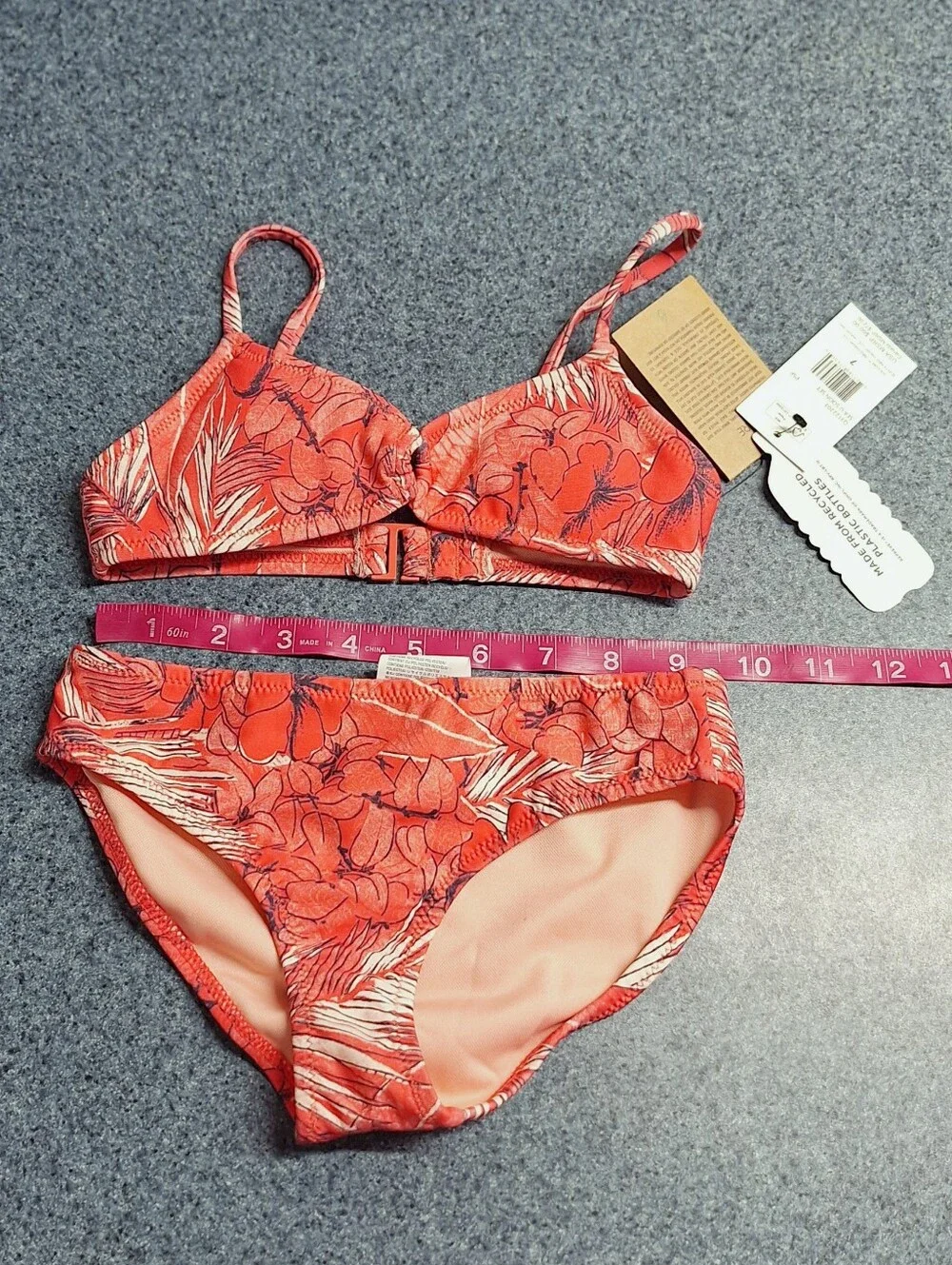 Volcom Sea U Soon Pistol Punch Bikini Set, Size 7, Style#Q3122203, NWT🌞